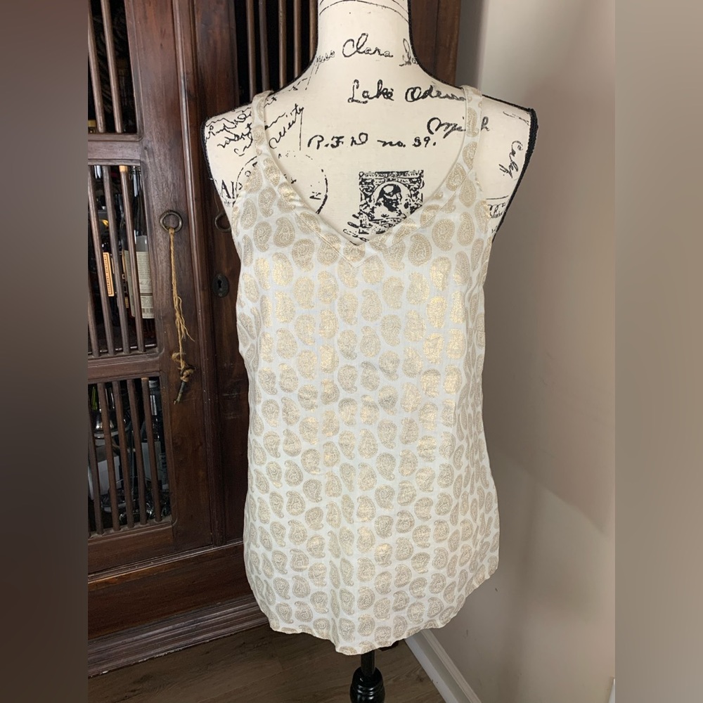 Saint Tropez West Linen Sleeveless Top